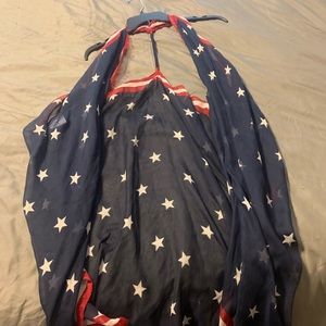 Kimono type-could be bathing suit cover up flag